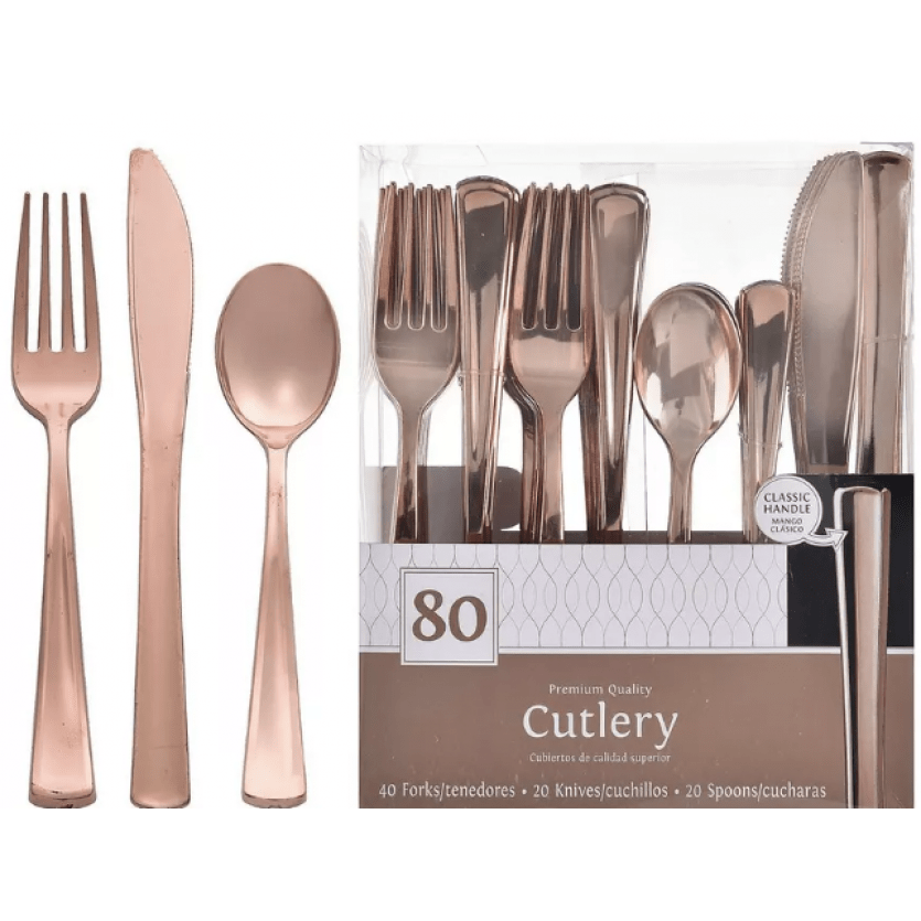 Assorted Cutlery Classic HandleRose Gold